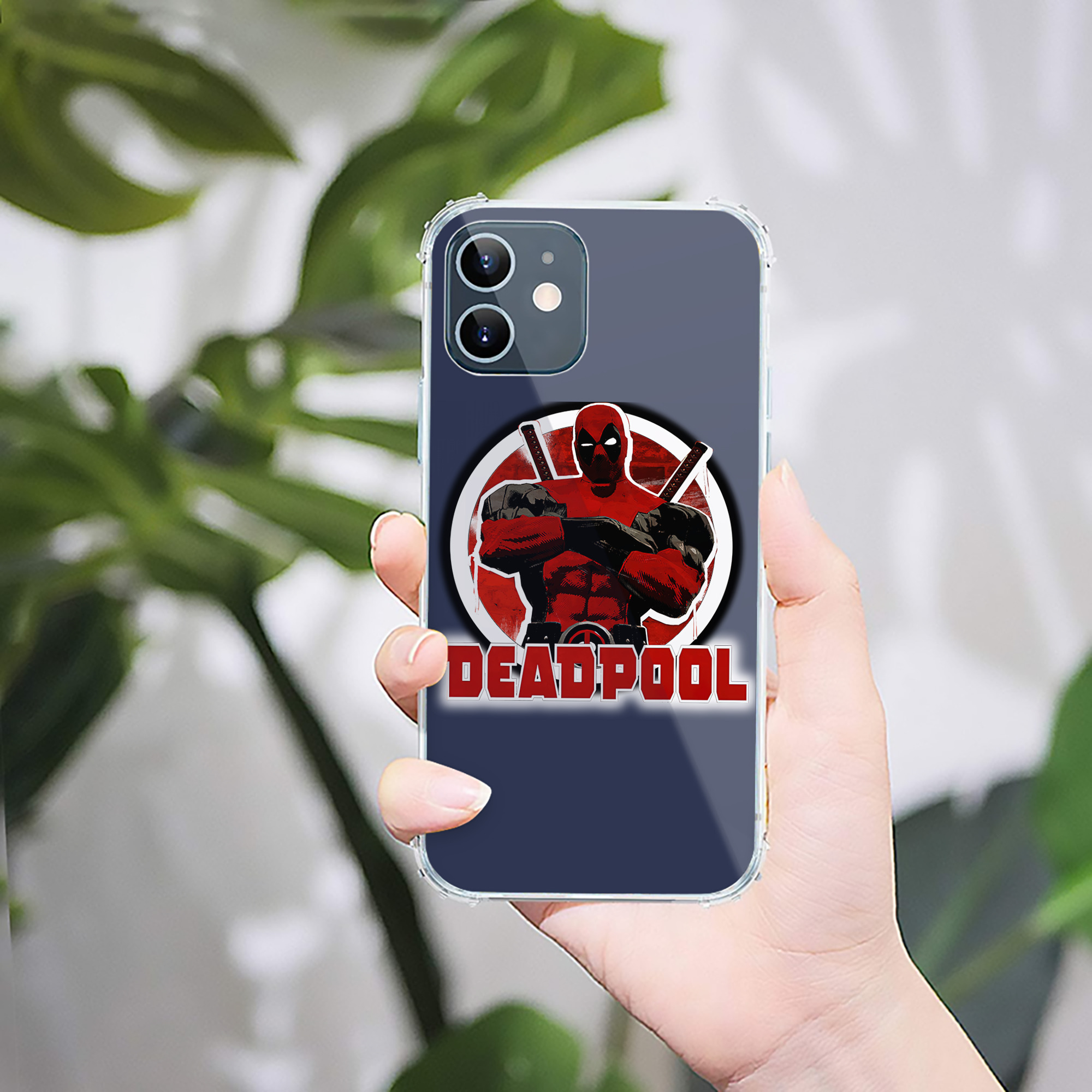 （画像用） Deadpool デッドプール 【iPhone 12シリーズ対応】透明スマホケース（クリアソフトケース）